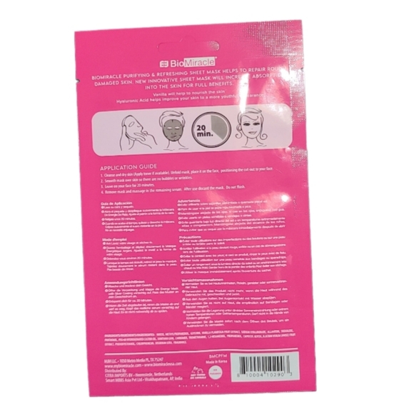 2/$5 BioMiracle® Purifying and Refreshing Cupcake Face Mask - Picture 2 of 6